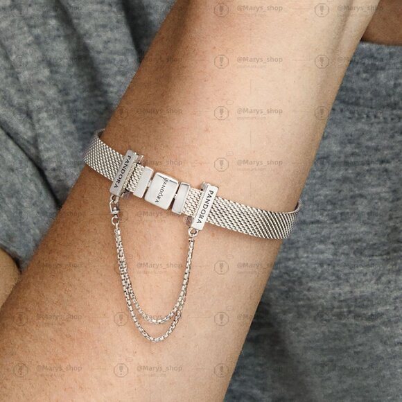 Pandora Safety Chain Clip Charm - Picture 3 of 4